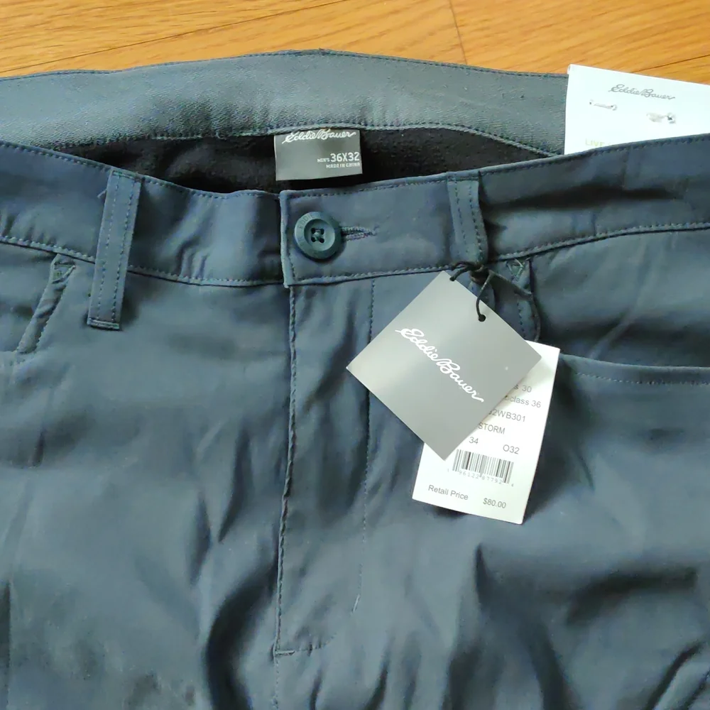 NWT Eddie Bauer men pro lined thermal pants - Picture 8 of 13